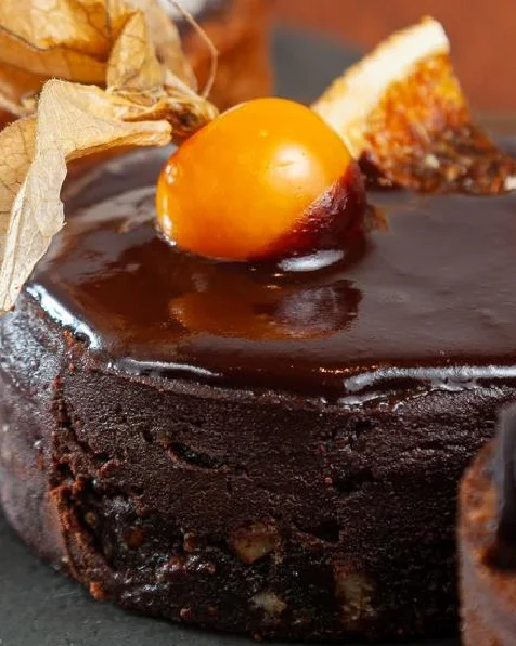 Brownie com Ganache e Laranja, Vivaz Sem Glúten